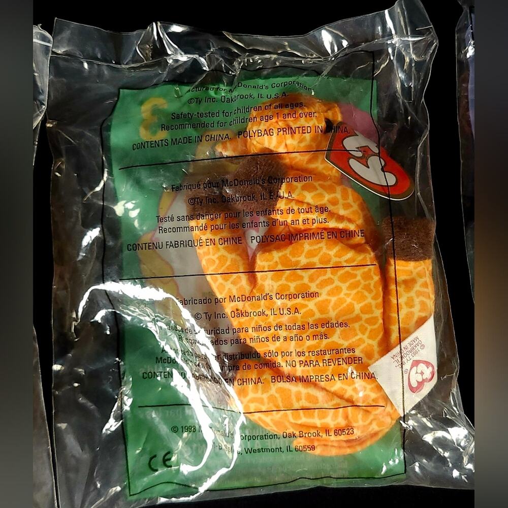 1998 McDonald’s Ty Teenie Beanie Babies – Complete Set (1–12) – All Sealed – VTG - Picture 7 of 16